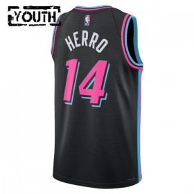 Miami Heat Tyler Herro Nike 2025-26 City Edition Musta Lasten Pelipaidat Swingman